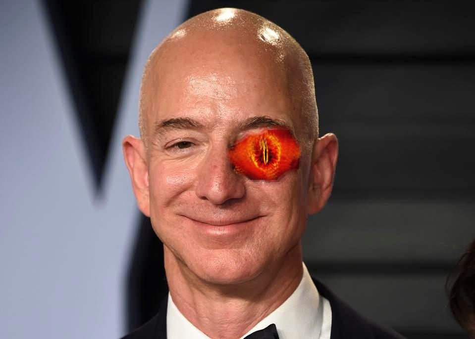 BEZOS-EYE-OF-SAURON
Keywords: Rare Earth Mines Of Afghanistan, New America Foundation Corruption, Obama, Obama Campaign Finance, Obama FEC violations, Palo Alto Mafia, Paypal Mafia, Pelosi Corruption, Political bribes, Political Insider,  Eric Schmidts Sex Penthouse, SEC Investigation